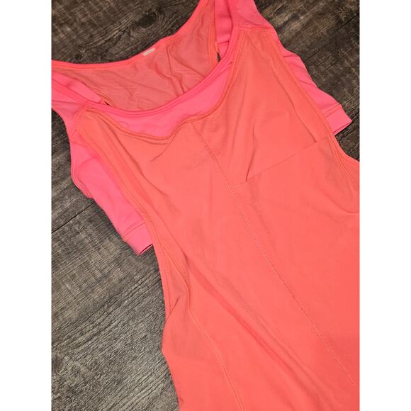 Lululemon Built In sports Bra Loose Muscle Racerback Tank Hot Pink 4 Small - Picture 2 of 5